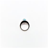 Anello Artigianale Donna Aquamarine Collection in Oro bianco Acquamarina 01/17 - 01/17